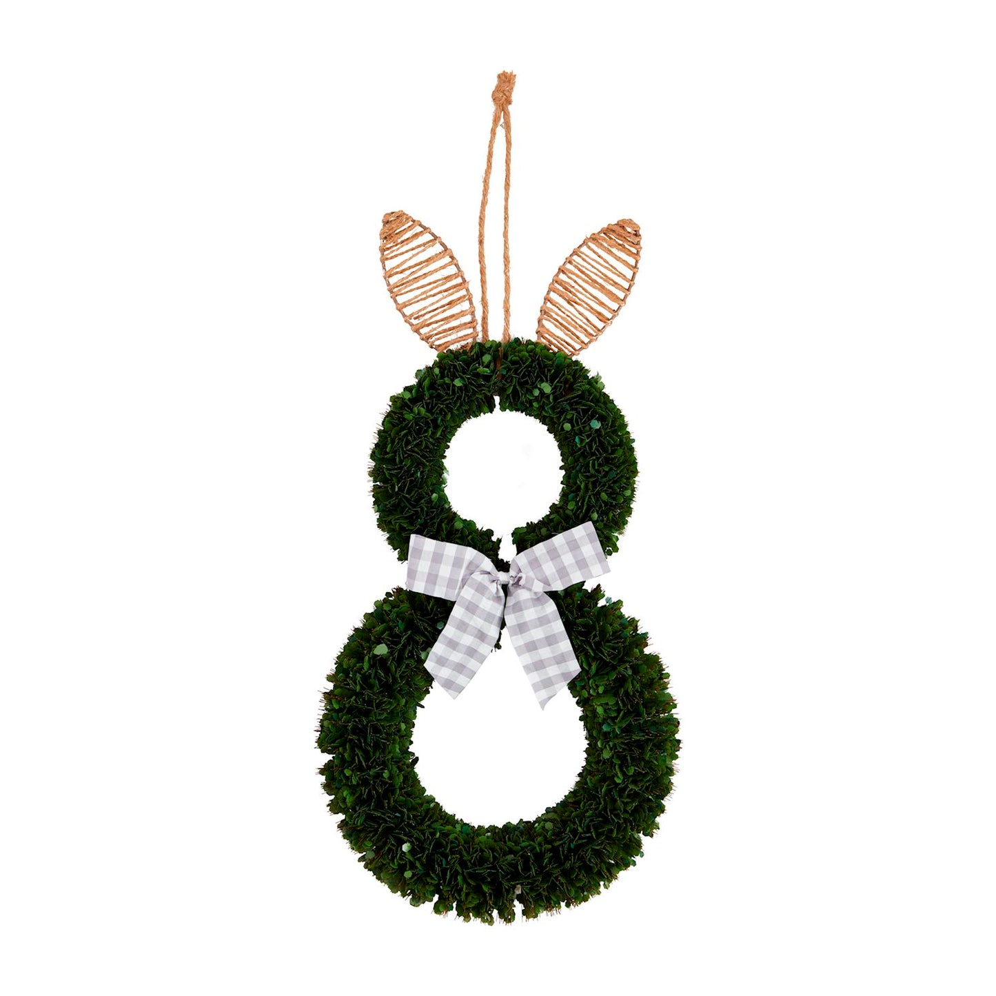 Boxwood Bunny Door Hanger