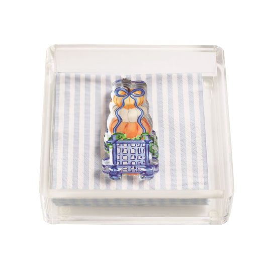Stripe Topiary Napkin Holder