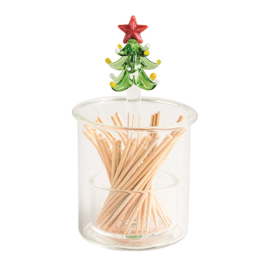 Tree Glass Toothpick Holder