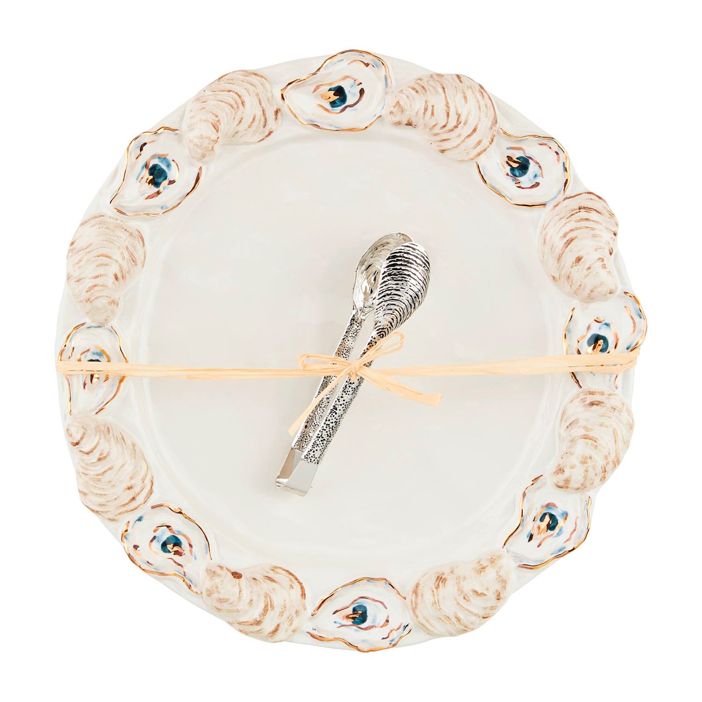 Oyster Round Platter Set