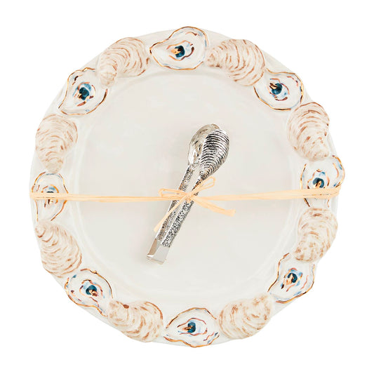 Oyster Round Platter Set