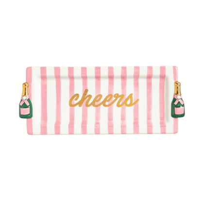 Cheers Champagne Serving Tray
