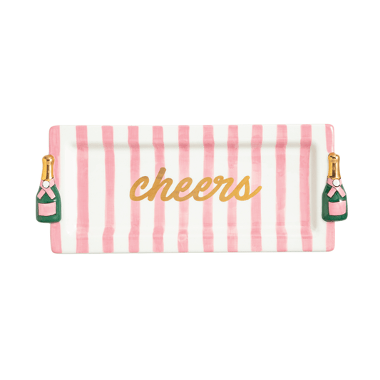 Cheers Champagne Serving Tray