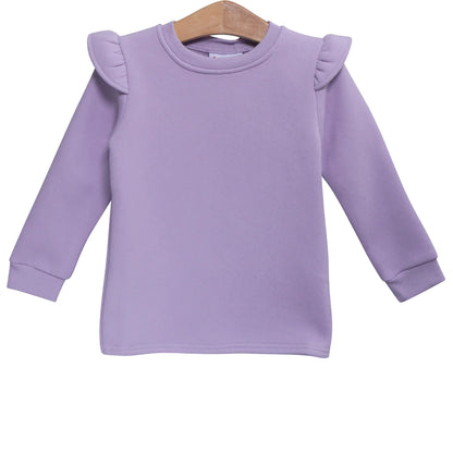 Ruffle Sweatshirt