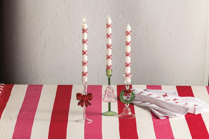 Christmas Taper Holders