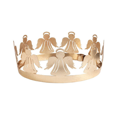 Gold Angel Advent Wreath