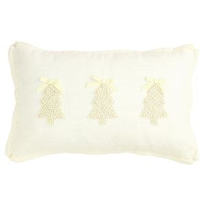 White Christmas Pearl Pillow