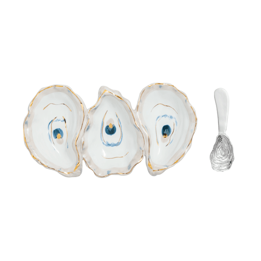 Oyster Triple Tidbit Set