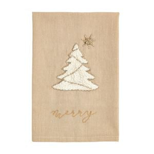 Holiday Embroidered Hand Towels
