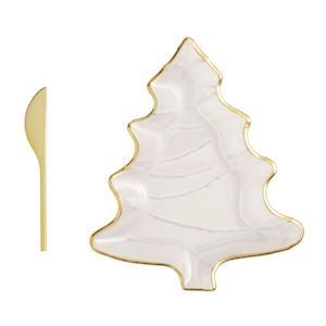 Christmas Cheese Plate Set