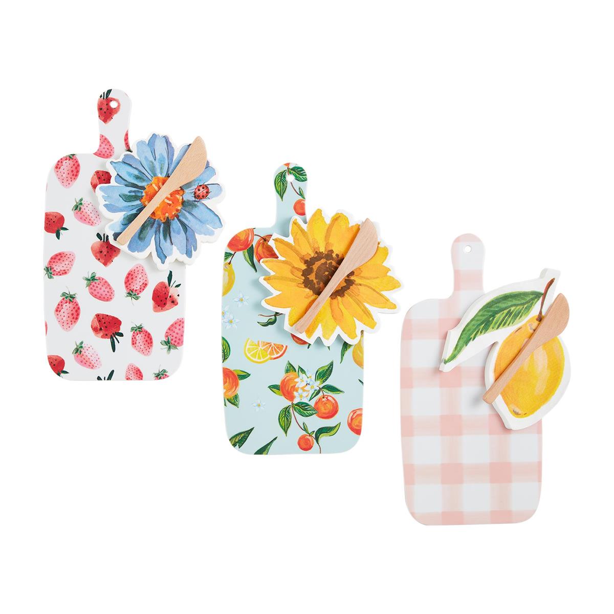 Fruity Floral Board & Napkin Set