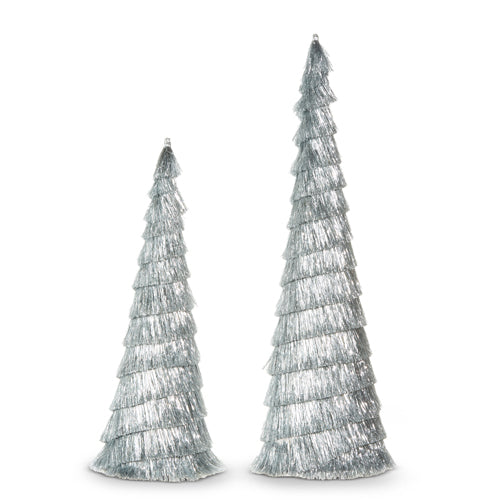 Silver Tinsel Trees