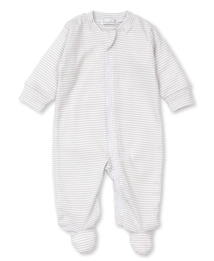 Kissy Kissy Simple Stripes Zip Footie