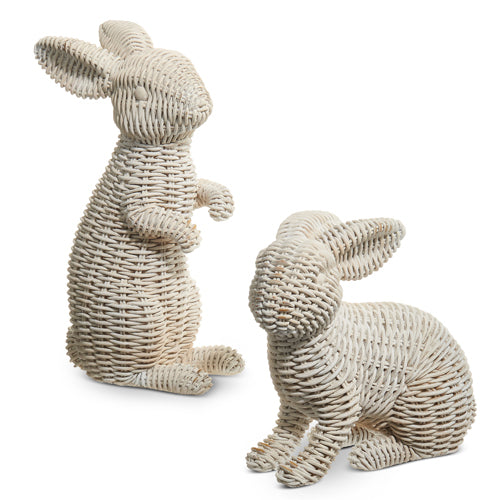 White Basketweave Rabbit