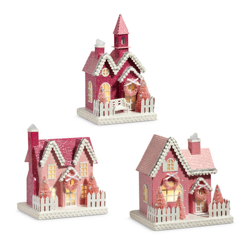 Pink Lighted Village