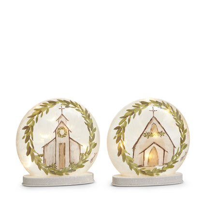 8" Lighted Church Disc