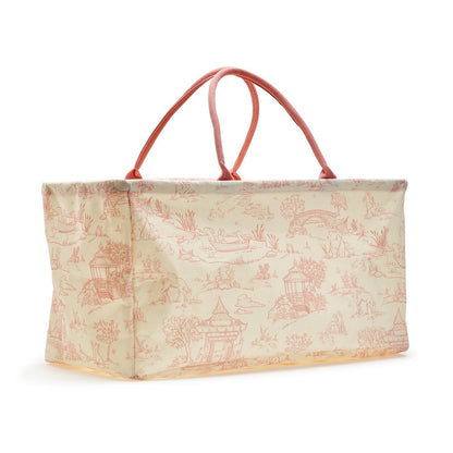Toile Hamper/Storage Tote