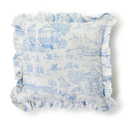 Baby Animal Toile Decorative Pillow