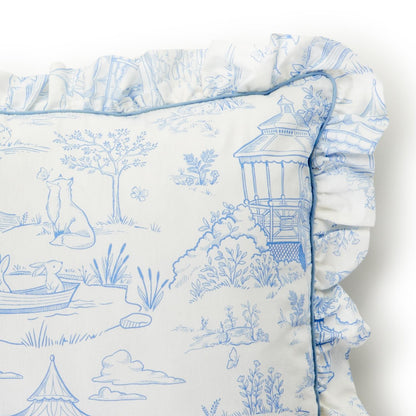 Baby Animal Toile Decorative Pillow