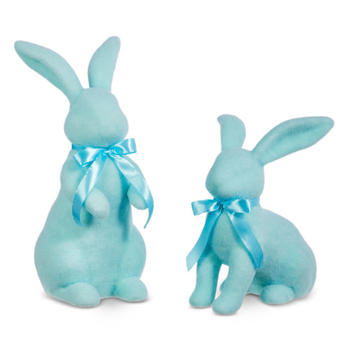 Pastel Flocked Bunny (11-15")