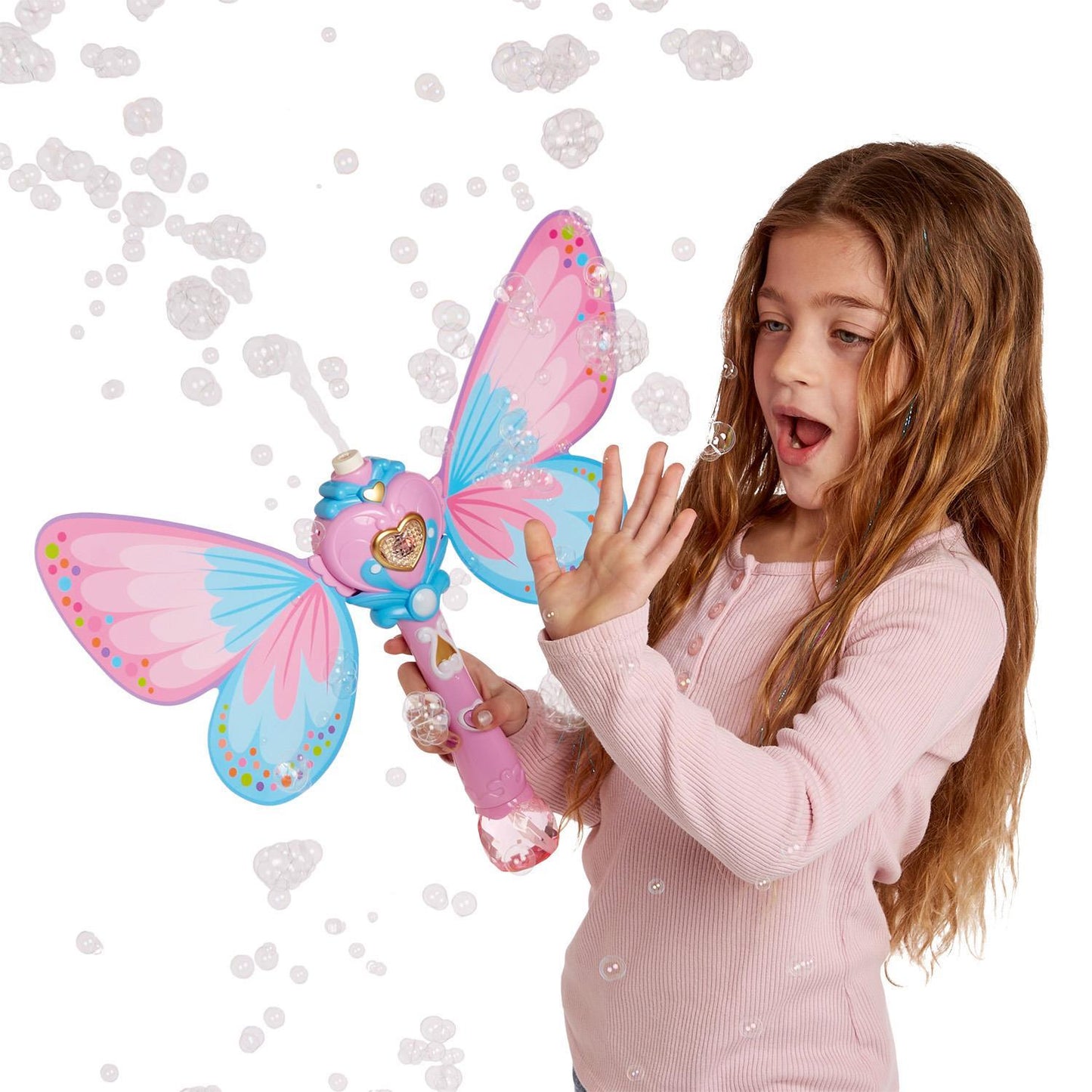 Fairy Butterfly LED Bubble Wand