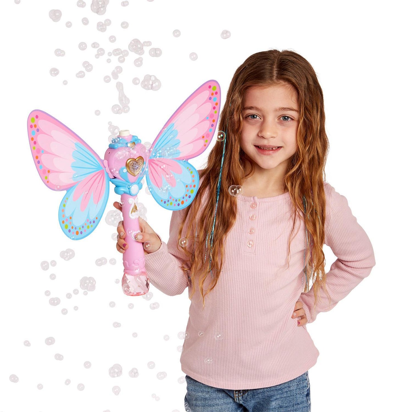 Fairy Butterfly LED Bubble Wand