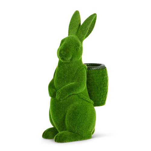 Moss Rabbit w/ Basket Backpack