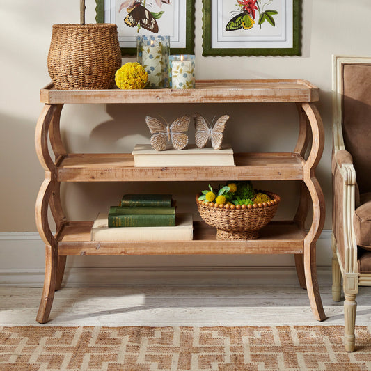 42" Three Tier Accent Table