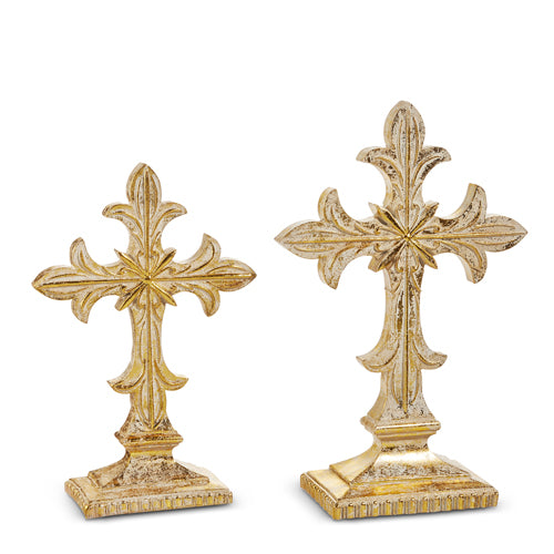 15" Gilded Cross
