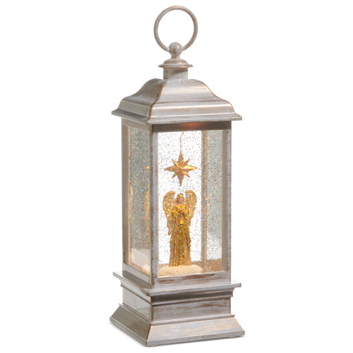 11.5" Golden Angel Animated Lighted Water Lantern