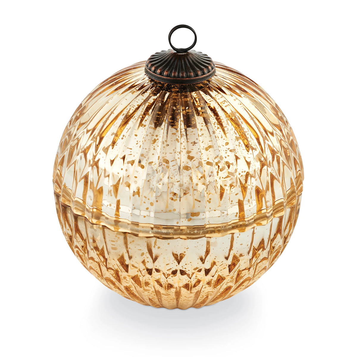Winter White Mercury Glass Ornament