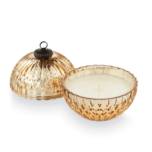 Winter White Mercury Glass Ornament