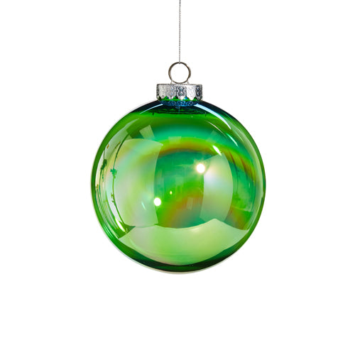 Bright Green Seamless Iridescent Ball