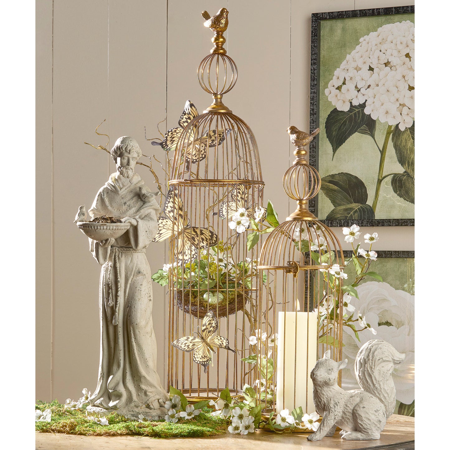 21.5" Concrete Look St. Francis