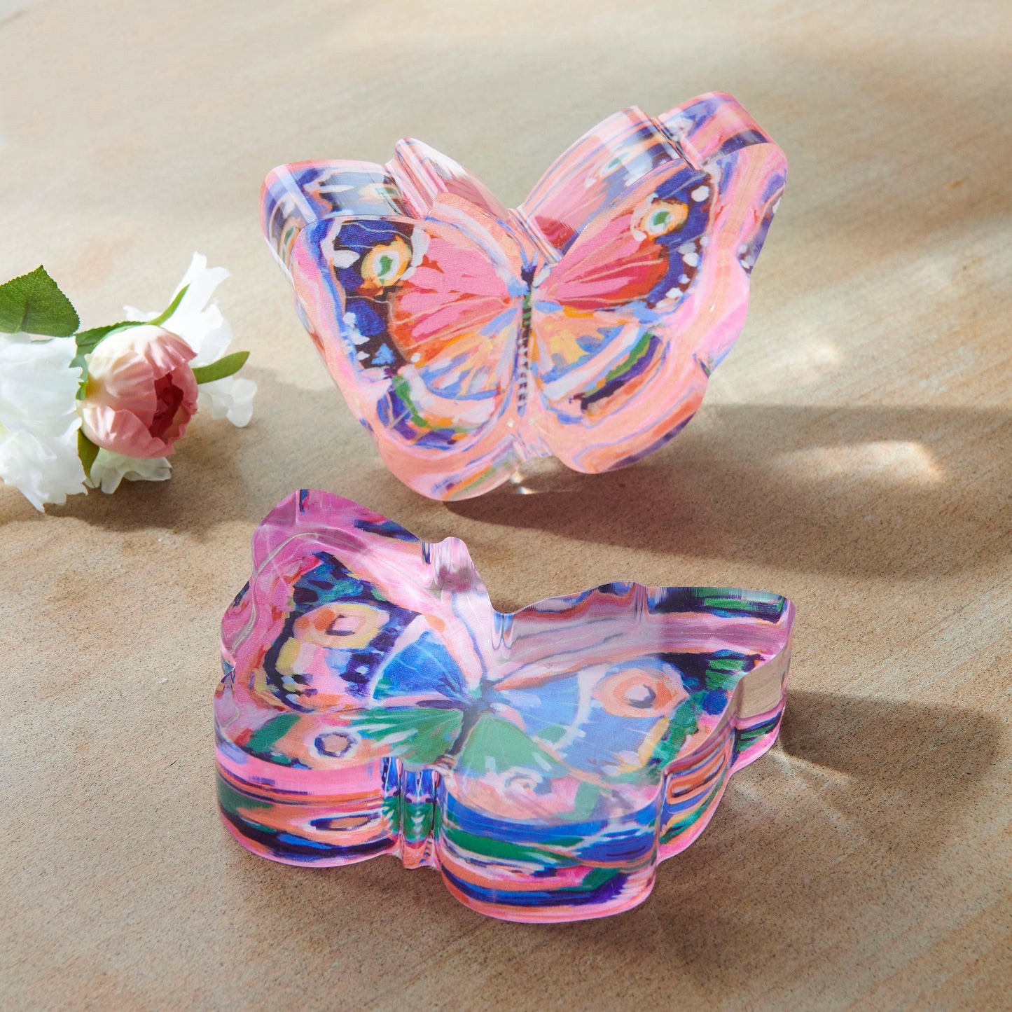 5.25" Springtime Flutter Acrylic Cut Out