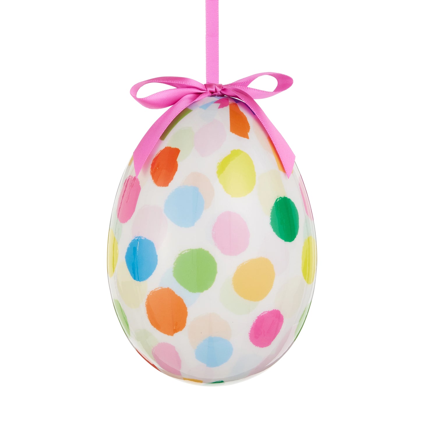 6" Polka Dot Confetti Egg Ornament