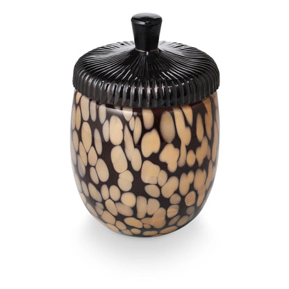 Midnight Pumpkin Glass Acorn