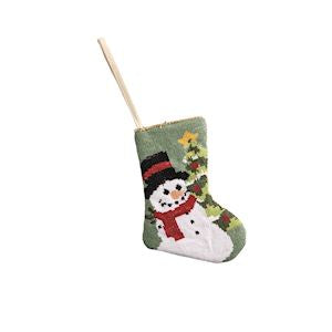 Mini Holiday Needlepoint Stocking