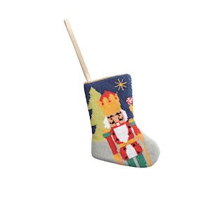Mini Holiday Needlepoint Stocking