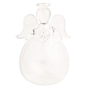 Glass Angel Bud Vase