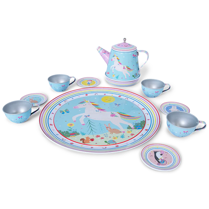 Rainbow Fairy 11pc Musical Tea Set