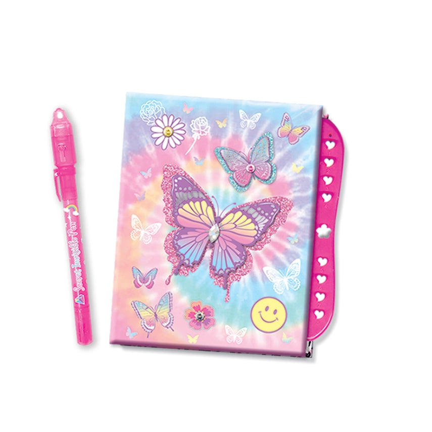 Secret Message, Tie Dye Butterfly