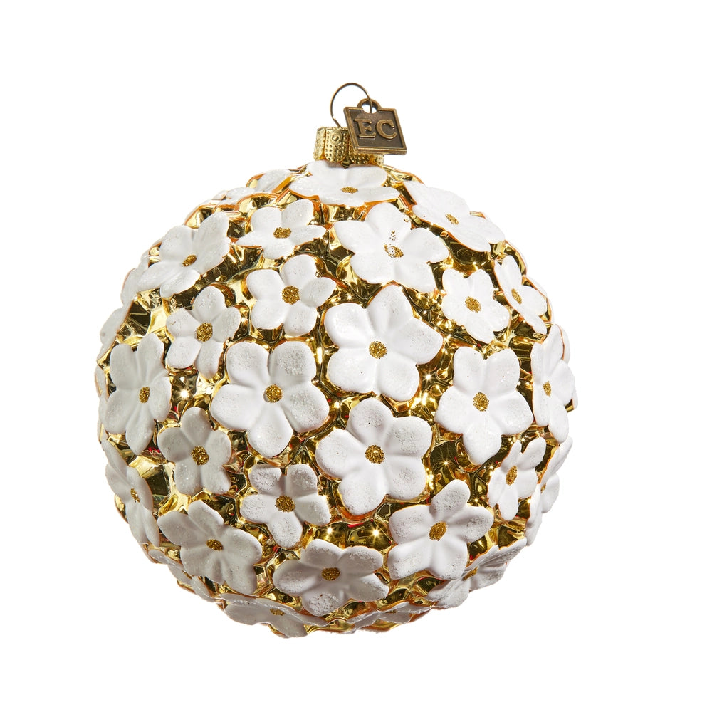 4" Blossom Ball Ornament