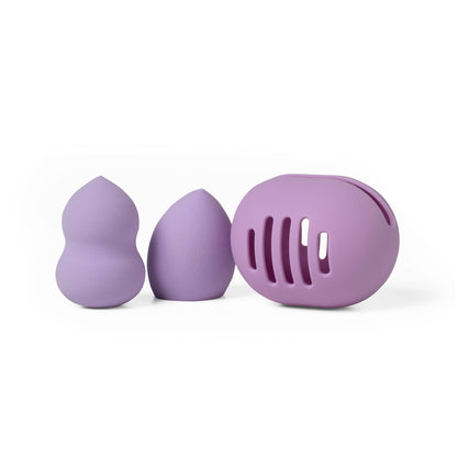 Lemon Lavender On a Blender Makeup Sponges and Case