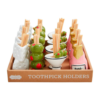 Wine and Cheese toothpick holders