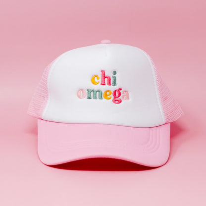 Sorority Embroidered Trucker Hat