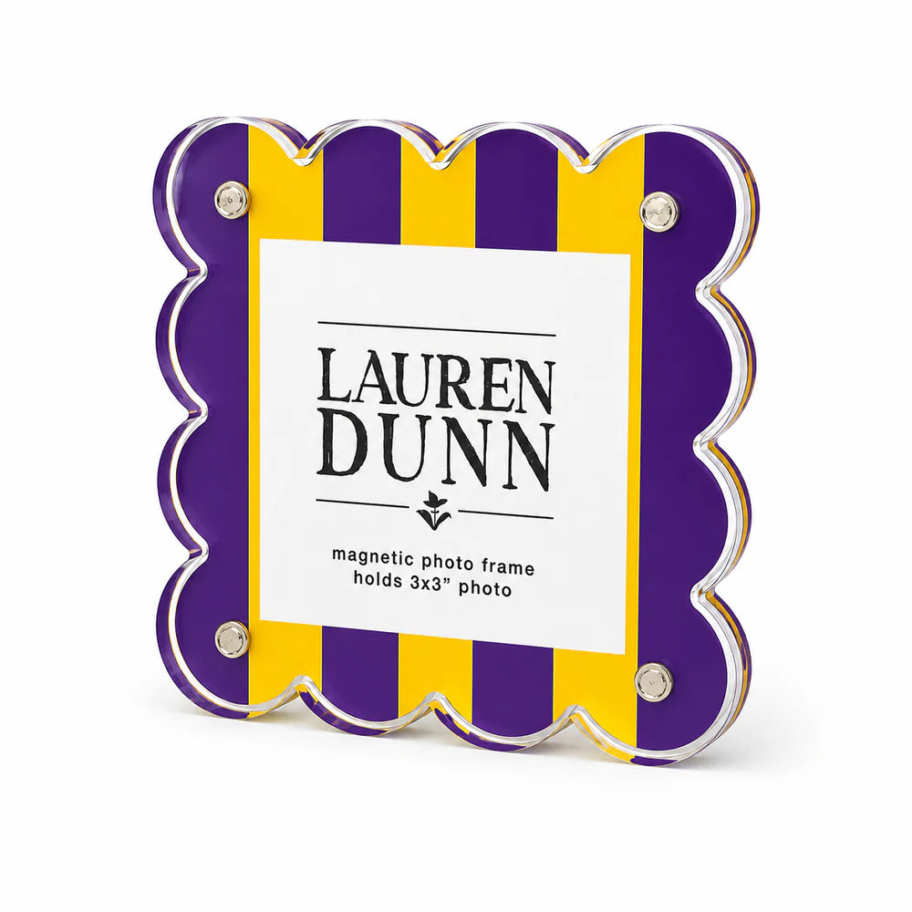 Gameday Scalloped Acrylic Frame