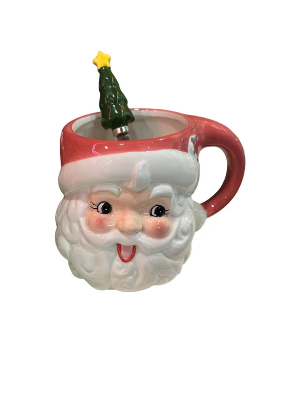 Santa Mug w/Spoon