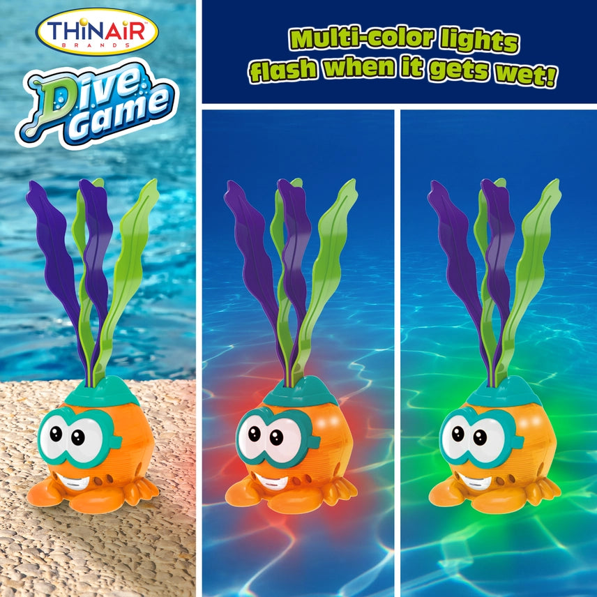 Light-Up Hermit Crab Dive Toy