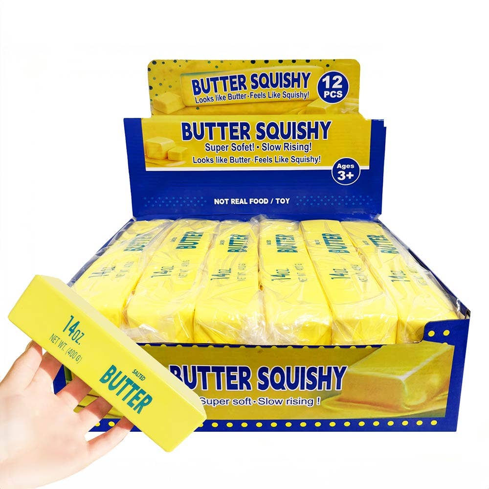Jumbo Butter Bar Squishy Stress Relief Toy